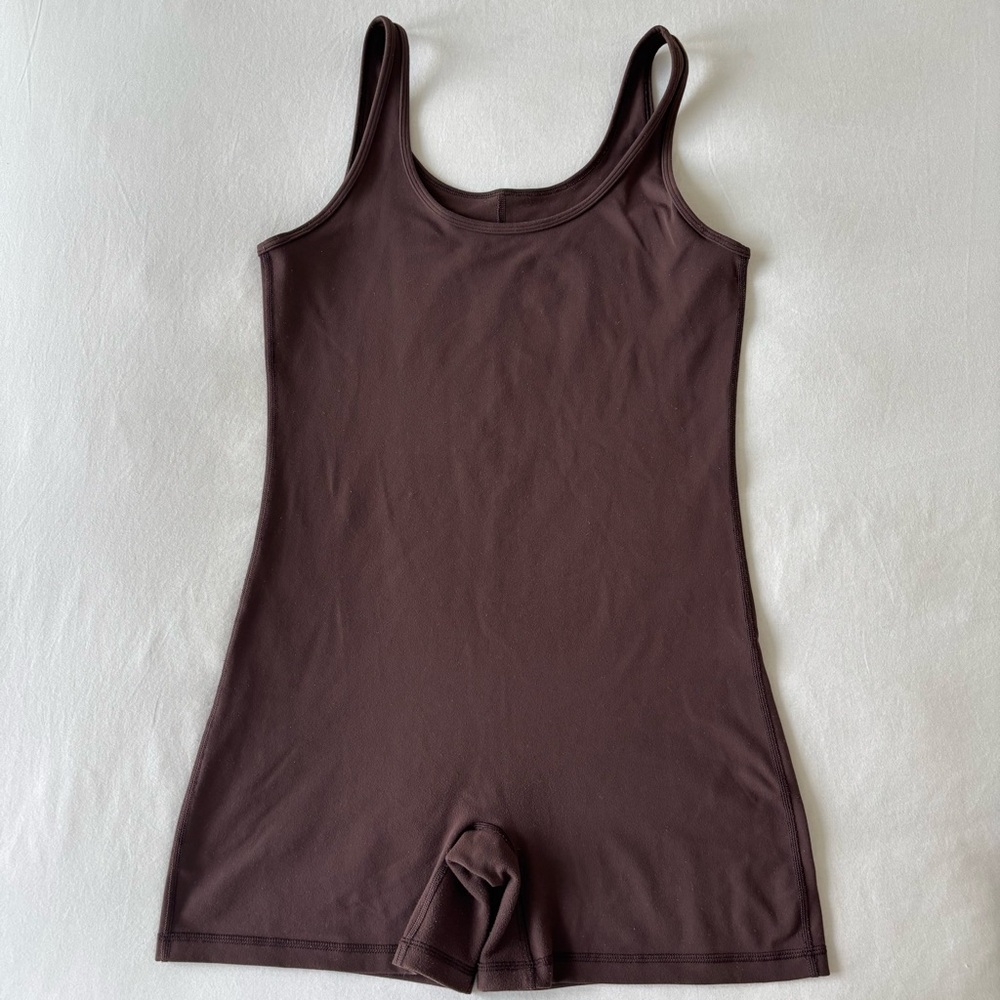 Aritzia Brown Sleeveless Jumpsuit Romper